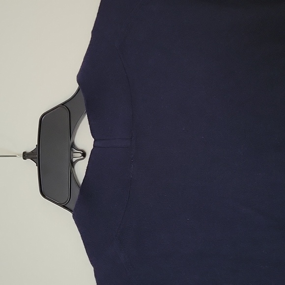 Navy Blue Open Cardigan - Picture 6 of 9